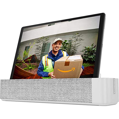 Lenovo Smart Tab M10 Plus, FHD Android Tablet, Alexa-Enabled Smart Device, Octa-Core Processor, 64GB Storage, 4GB RAM, Wi-Fi, Bluetooth, Platinum Grey