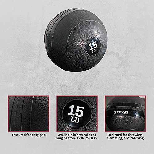 Titan Fitness Rubber Slam Balls