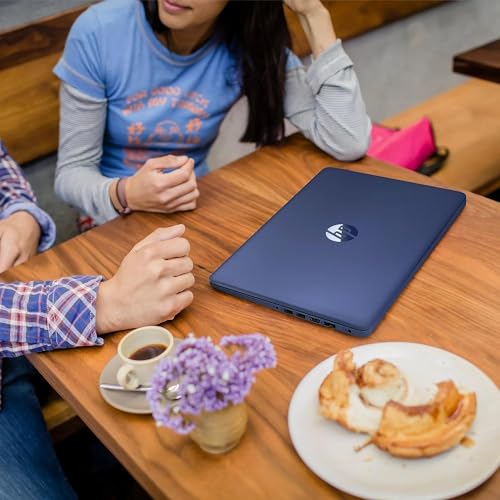 HP Stream 14-inch Ultra-Thin Laptop for Students and Business - 1-Year Office 365, Intel Quad-Core Processor, 8GB RAM, 64GB eMMC, HD Display, 12H Long Battery, HD Webcam, Win11 in S Mode with Mouse