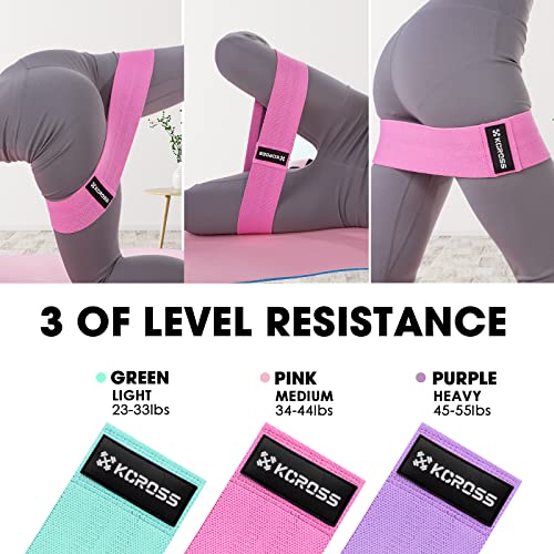 Barbell Squat Pad for Standard Set, Work Out Set Gym Equipment Accessories for Women, 7Pcs Barbell Pad for Hip Thrust with 2 X Gym Ankle Straps & 3 X Booty Resistance Bands & 1X Carry Bag