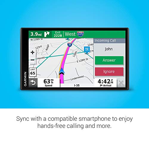 Garmin DriveSmart 65 with Amazon Alexa, Built-In Voice-Controlled GPS Navigator with 6.95” High-Res Display