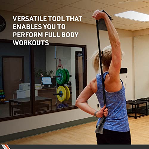 BodySport® Non-Latex Exercise Band, Precut, 30/Box, 4 in. x 5 ft., Professional Resistance Bands for Home Fitness & Gym Workouts & Rehab - For Stretching, Flexibility, Yoga, Pilates, Physical Therapy, & Recovery