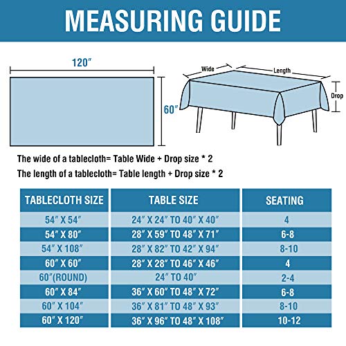 H.VERSAILTEX Linen Textured Table Cloths Rectangle 60 x 120 Inch Premium Solid Tablecloth Spill-Proof Waterproof Table Cover for Dining Buffet Feature Extra Soft and Thick Fabric Wrinkle Free, Taupe
