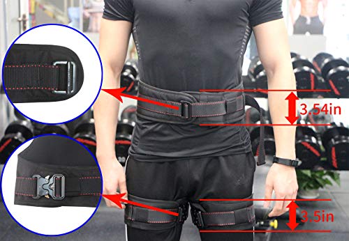 DASKING Upgraded Version Heavy Yoga Bungee Rope Resistance Belt Bungee Workout Training Tool Equipment for Home Gym Yoga