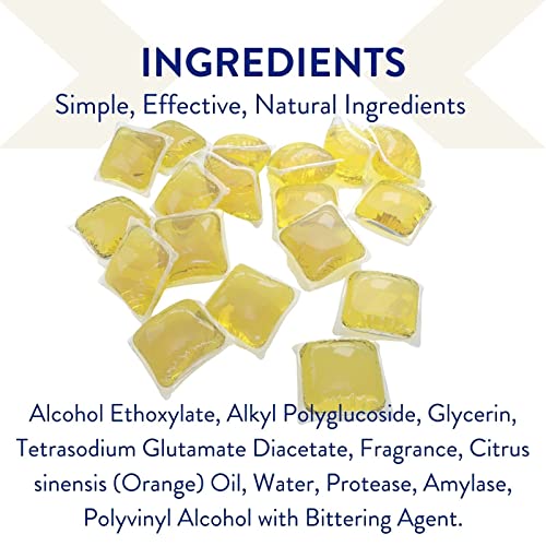 Clean People Laundry Detergent Pods - Hypoallergenic Laundry Pods - Ultra Concentrated, Recyclable Packaging, Stain Fighting - Fresh Scent, 96 Pack