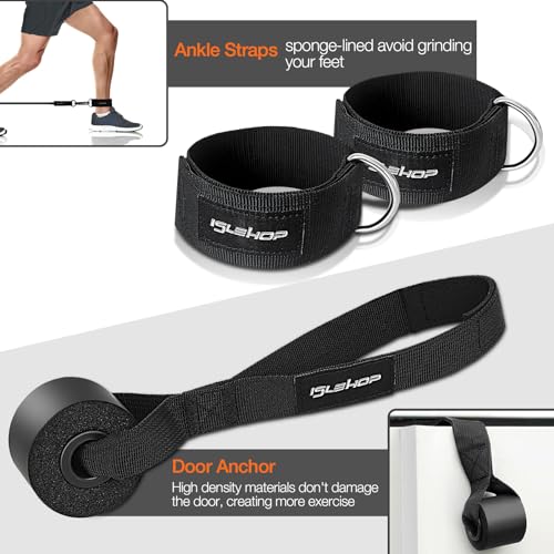 Heavy Resistance Bands Set, 300LB Workout Bands for Man with 4 Upgrade Rubber Handles, Fitness Bands for Working Out,Weight Bands for Muscle Training, Strength, Slim, Yoga,Home Gym Equipment