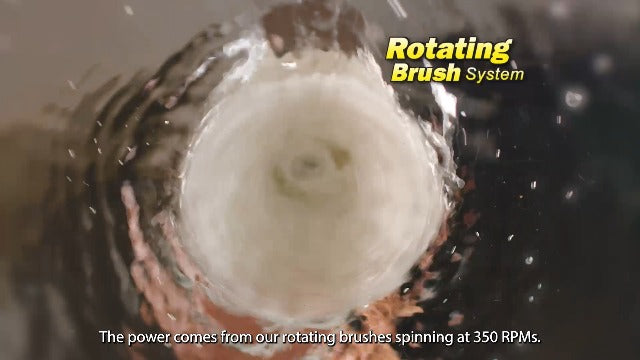 Horsepower Handheld Waterproof Power Scrubber, Spins, 350 RPM, 5 Brush Heads, AS-SEEN-ON-TV, Cleans Dirt & Grime from Tile, Grout, Bathrooms, Kitchen, Auto Rims, Outdoor Furniture & More,Rechargeable