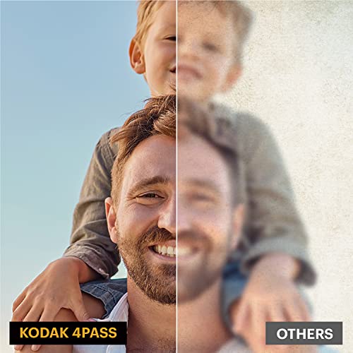 KODAK Dock Plus 4PASS Instant Photo Printer (4x6 inches) + 90 Sheets Bundle (10 Initial Sheets + 80 Sheet Pack)