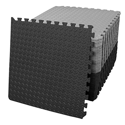 innhom 12/24/48 Tiles Gym Flooring Gym Mats Exercise Mat for Floor Workout Mat Foam Floor Tiles for Home Gym Equipment Garage