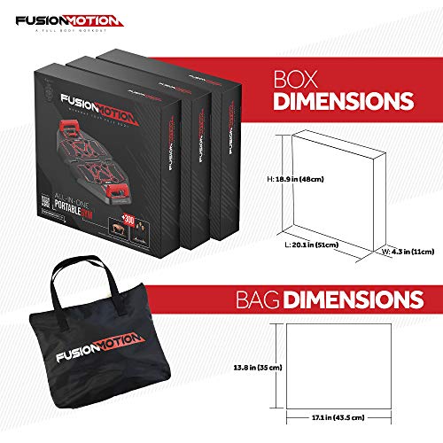 Portable Gym with 8 Accessories Including Heavy Resistance Bands, Tricep Bar, Ab Roller Wheel, Pulleys and More - Full Body Workout Home Exercise Equipment to Build Muscle and Burn Fat