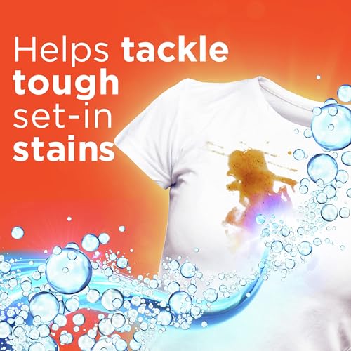 Tide PODS Liquid Laundry Detergent Soap Pacs, 4-n-1 Ultra Oxi, HE Compatible, Built in Pre-treater for Stains, 57 Count