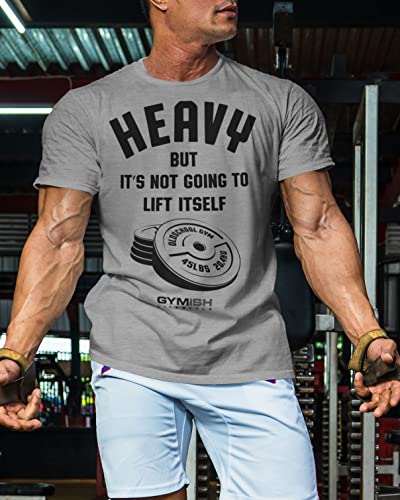 Lift Heavy Motivational Workout Shirts for Men Cool T-Shirt