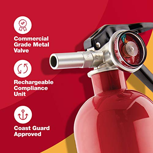 First Alert Home1-4, First Alert Standard Home Fire Extinguisher, Red 4pk