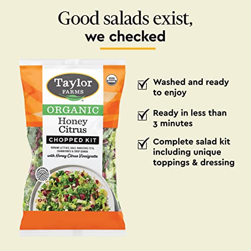 Taylor Farms Organic Honey Citrus Chopped Salad Kit 8.8oz