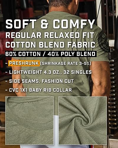 Lift Heavy Motivational Workout Shirts for Men Cool T-Shirt