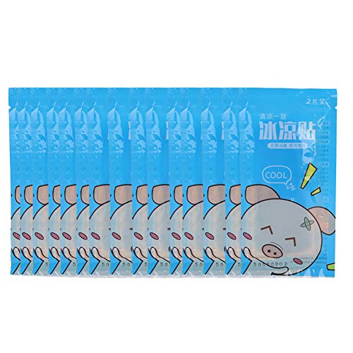 30Pcs Cooling Forehead Strips Relieve Headache, Hot Weather Cooling Gel Patches for Adults Cooling Gel Patches for Toothache Pain, Drowsiness