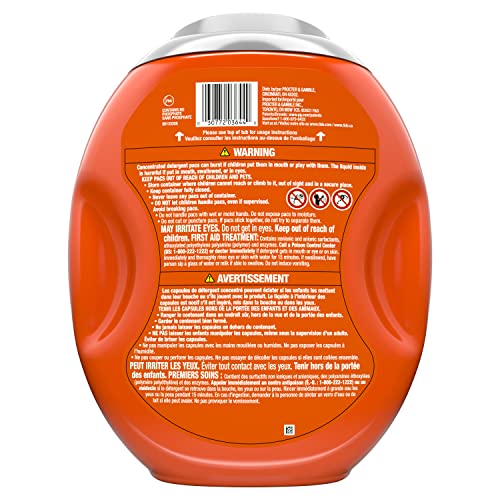 Tide Hygienic Clean Heavy 10x Duty Power PODS Laundry Detergent Pacs Original 63 count For Visible and Invisible Dirt (Pack of 1)