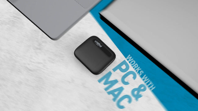 Crucial X6 500GB Portable SSD - Up to 800MB/s - PC and Mac - USB 3.2 USB-C External Solid State Drive - CT500X6SSD9