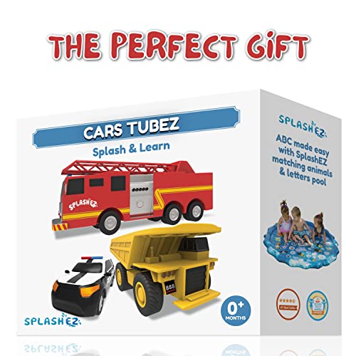 Mold Free Bath Toys for Babies and Toddlers, Car No Hole Bath Toys, Bath Toys no Mold for Tub, Beach, Pool, BPA-Free, Safe, Fun Infant Baby Bath Toys No Holes 0 1-3 6 12 18 Month