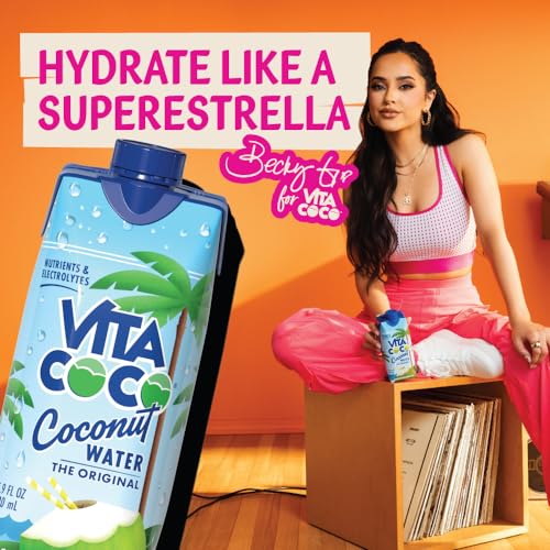 Vita Coco Coconut Water, Pure Organic | Refreshing Coconut Taste | Natural Electrolytes | Vital Nutrients | 11.1 Oz (Pack Of 12)