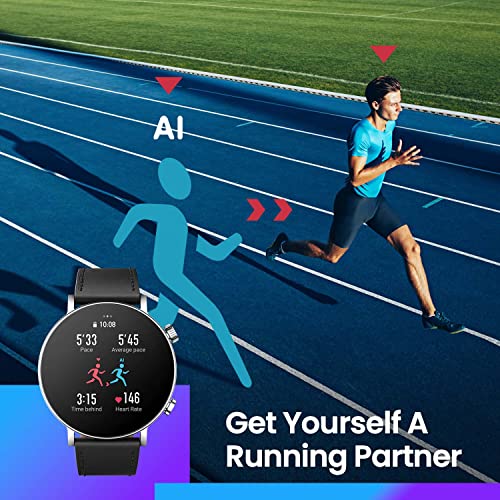 Certified Renewed Amazfit GTR 3 Pro Limited Edition Smart Watch Alexa Built-in, Bluetooth Call, GPS, With 150 Sports Modes, Blood Oxygen Heart Rate Tracking, 5 ATM, Silver