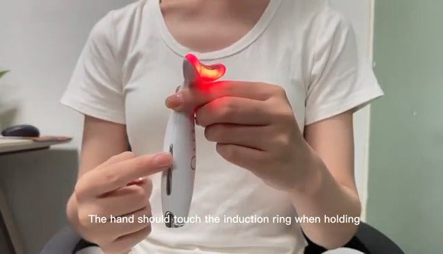 3-in-1 Beauty Massager for Face and Neck, Based on Triple Action LED, Thermal, and Vibration Technologies for Skin Care,Improve,Firm,Tightening and Smooth