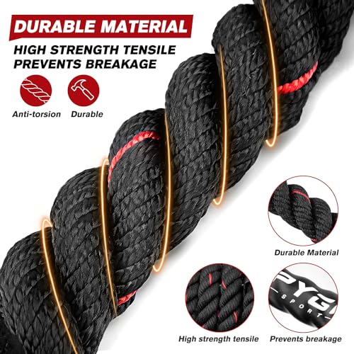 Jump Rope, Weighted Jump Ropes for Men women, 2.8lb 3lb 5lb Heavy Skipping Rope for Exercise, Adult Jumpropes for Home Workout, Improve Strength and Building Muscle,Total Body Workout Equipment
