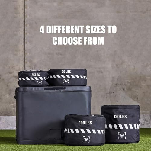 Elite Sports Workout Sandbag, Heavy-Duty Strongman Sand Bags for Full-Body & Core Training, Weight Lifting, Combat Conditioning
