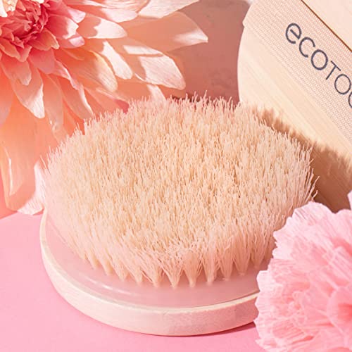 EcoTools Dry Body Brush, Cruelty-Free Bristles Exfoliate & Smooth Skin, Dry Brushing Removes Dry Skin, May Help Improve Circulation & Skin Tone, Eco-Friendly Skincare Tool, Vegan, 1 Count