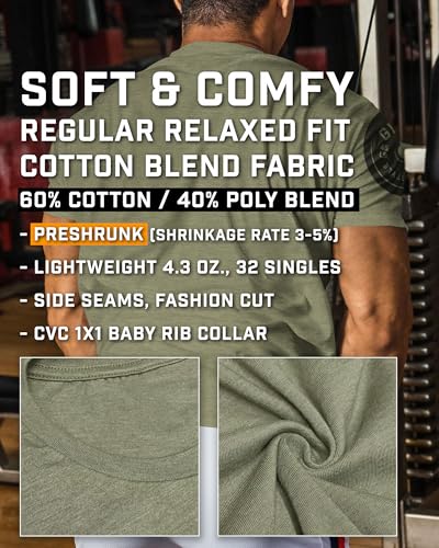 Lift Heavy Recover Fully T-Shirts for Workout, Funny Gym Shirt for Men