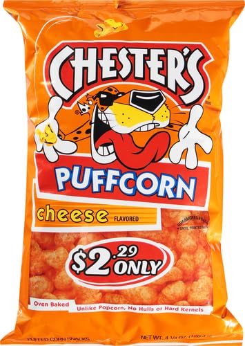 Chester's Cheese Flavored Puff Corn, 4.25 Oz
