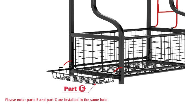 PLKOW Dumbbell Rack, Weight Rack for Dumbbells, Home Gym Storage for Dumbbells Kettlebells Yoga Mat and Balls, All in One Workout Storage with Wheels and Hooks, Powder Coated Finish Steel