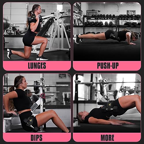 Exercise Hip Thrust Belt for Weights, Glute Workout Equipment, Adjustable Hip Thrust Belt for Dumbbells, Glute Trainer for Home Workouts with Extra Padding, Booty Builder