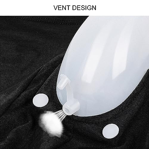 Male Urine Collector Bag, Silicone Large Capacity Urinary Incontinence Kit Funnel Urinal Pee Holder Collector Device for Elderly Patients