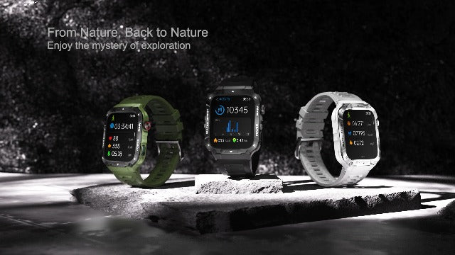 Military Smart Watch for Men 1.96 Inches Outdoor Sports Smartwatch with Answer/Make Call,Fitness Watch,Blood Oxygen,Heart Rate and Sleep Monitor Compatible with iPhone and Android Phones