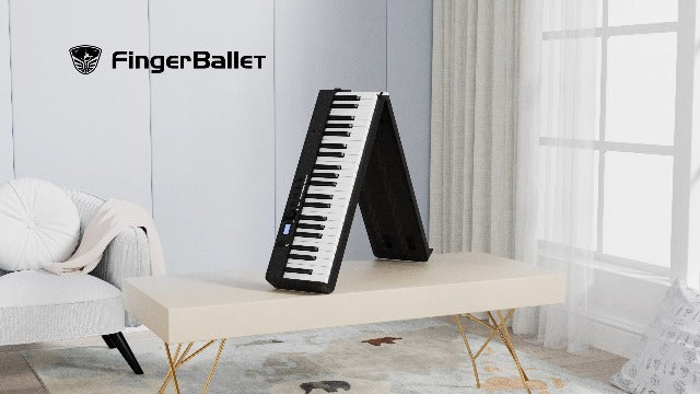 Portable Piano Keyboard, Semi-Weighted Folding Digital Piano 88 Light Up Key, Full Size, Wood Grain, Electric Piano Keyboard w/MIDI Bluetooth, Suitable for Adult, Toddler, Kids