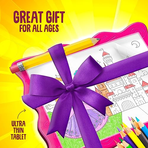 Dan&Darci Light Up Tracing Pad for Kids - Arts & Crafts Art Drawing Tracer Board for Girls & Boys Ages 5-12 - Birthday Toys Easter Gift Ideas for Girl or Boy 5+ Year Old Gift Toy - 6 7 8 9 10