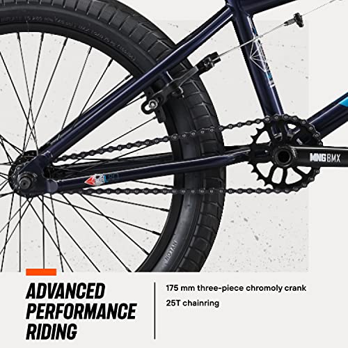 Mongoose Legion Freestyle BMX Bike for Advanced-Level or Professional Riders, Adult Men Women, 4130 Chromoly Frame, and 20-Inch Wheels