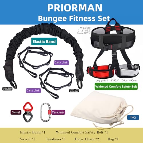 Bungee Fitness Equipment Set Heavy Cord Bungee Dance Resistance Belt Rope Workout Fitness Gym Professional Training Equipment