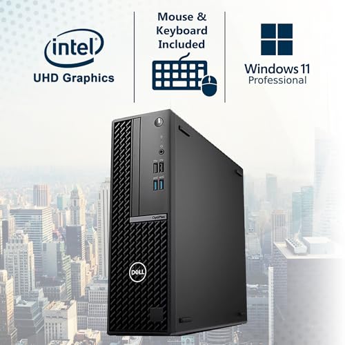 Dell Optiplex 7000 7010 SFF Intel i5-13500 (14 Cores, Beats Intel i7-12700T), 16GB RAM, 512GB NVMe, RJ-45, DP Port, HDMI, Wired KB & Mouse, W11P, 3YR, Business Desktop