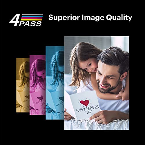 KODAK Dock Plus 4PASS Instant Photo Printer (4x6 inches) + 90 Sheets Bundle (10 Initial Sheets + 80 Sheet Pack)