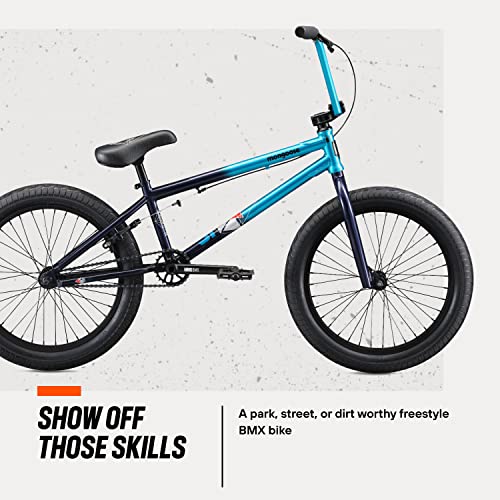 Mongoose Legion Freestyle BMX Bike for Advanced-Level or Professional Riders, Adult Men Women, 4130 Chromoly Frame, and 20-Inch Wheels
