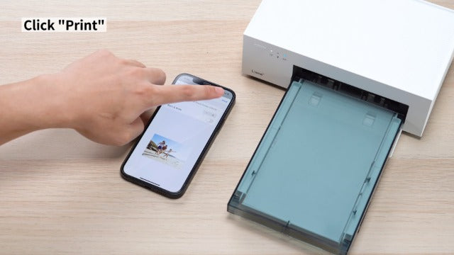 Liene 4x6'' Photo Printer, Wi-Fi, 20 Sheets, Full-Color, Instant Printer for iPhone, Android, Smartphone, Thermal dye Sublimation for Home Use