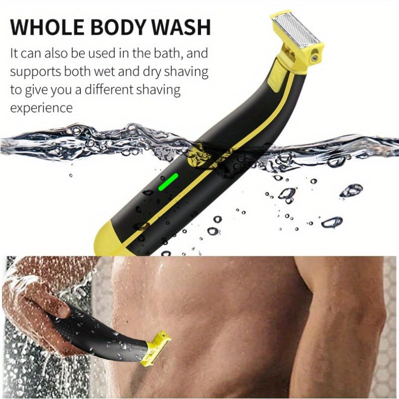2024 Rechargeable Shaver Hair Trimmer Electric Nose Professional Men Beard Haircut Cutting Machine Styling Tool Personal-Care Appliance-Cordless Shaver Wet/Dry Shave Facial-Hair Remover