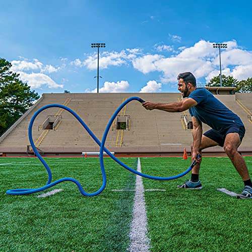 Shorter Battle Ropes HYPERWEAR Hyper Rope Weighted Short Battle Ropes Exercise Rope Home Gy