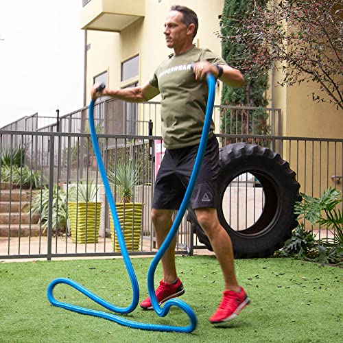 HYPERWEAR Hyper Rope Weighted Short Battle Ropes Exercise Rope Home Gy