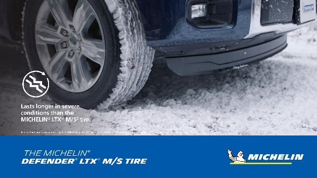 MICHELIN Defender LTX M/S All Season Radial Car Tire for Light Trucks, SUVs and Crossovers, 225/55R17/XL 101H