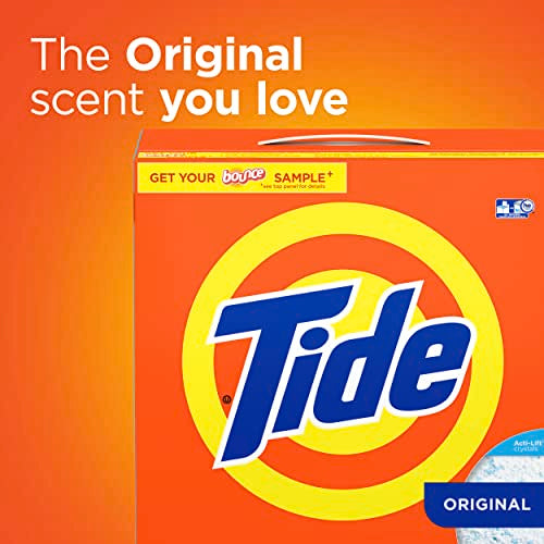 Tide Powder Laundry Detergent Original, 143 Ounce (Packaging May Vary)