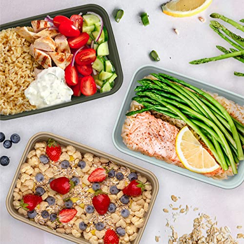 Bentgo® 20-Piece Lightweight, Durable, Reusable BPA-Free 1-Compartment Containers - Microwave, Freezer, Dishwasher Safe - Mint