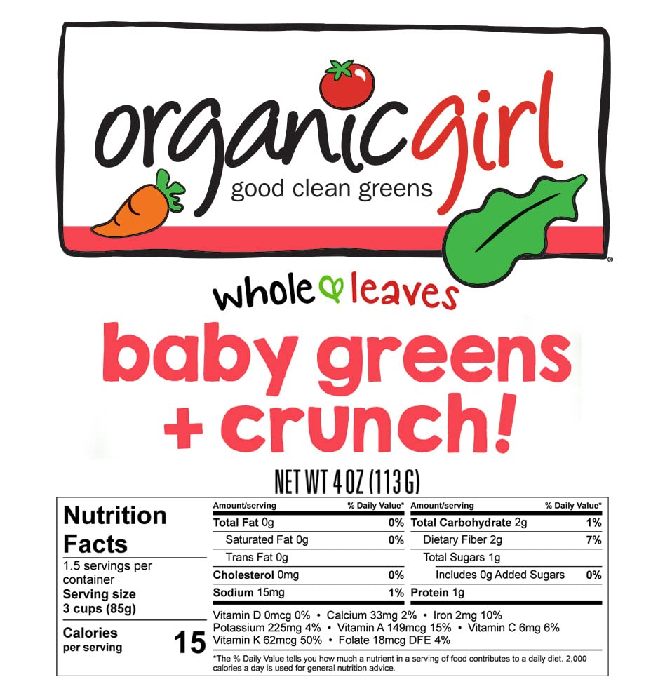 baby greens + crunch